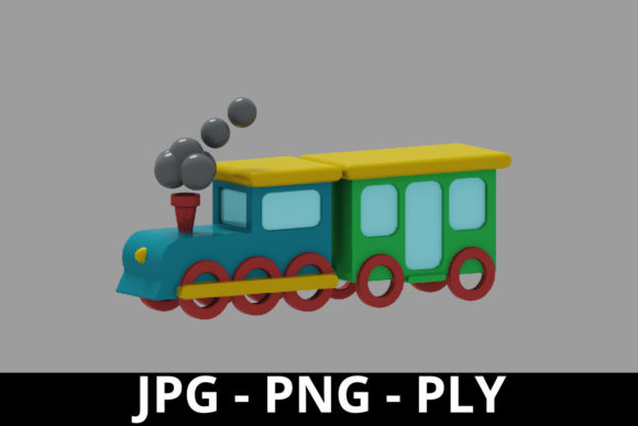 3d Rendering Train Toys for Design: A Comprehensive Guide to Digital Assets