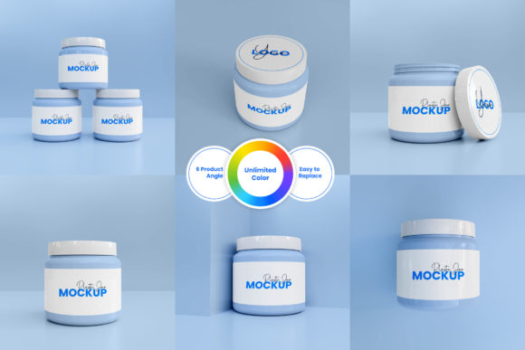 Elevating Brand Identity: The Strategic Value of a 3D Plastic Jar Mockup Bundle Design