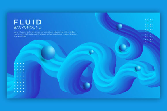 Fluid Digital Abstract Blend Background