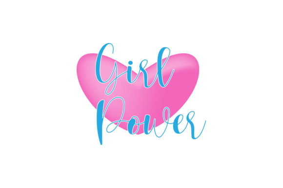 Girl Power Quote Design Inspiration and 3D Backgrounds