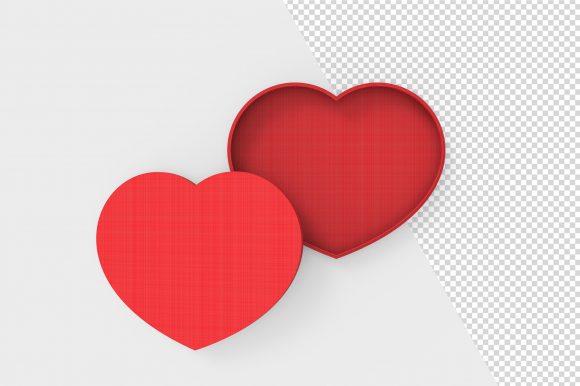 Unlocking Creative Potential with a 3d Open Heart Shape Mockup Design