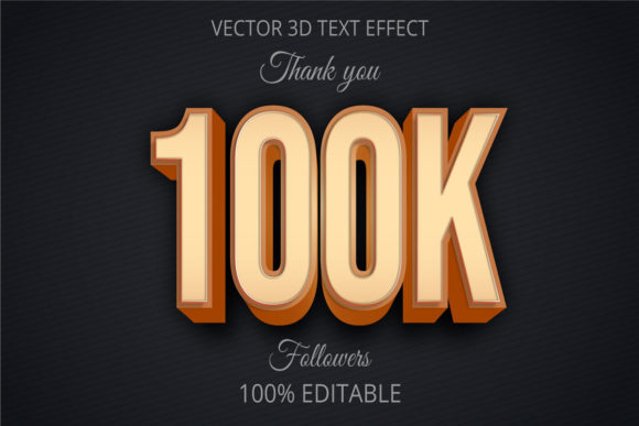 Unlocking Visual Impact with 3d Text Effect 100k Creative Design