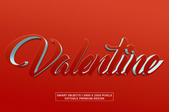 ValentineText Effects for Premium Design